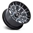 20x10 Fuel Off-Road FC402 Catalyst Chrome With Gloss Black Lip 8x170 ET-18 Wheel