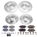 PowerStop Z23 Daily Driver Carbon-Fiber Ceramic Brake Pad and Drilled & Slotted