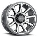 17x8.5 Vision 353 Turbine Gun Metal Machined Face Wheel 8x170 ET18 CB125.2-2