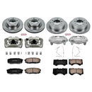 PowerStop OE Stock Replacement Low-Dust Ceramic Brake Pad, Rotor and Caliper Kit