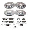 PowerStop Z36 Carbon-Fiber Ceramic Brake Pad with Drilled and Slotted Rotor Kit