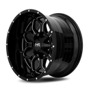20x10 Hardrock Indestructible Black/Milled 5x139.7/150 ET-19 wheel/rim