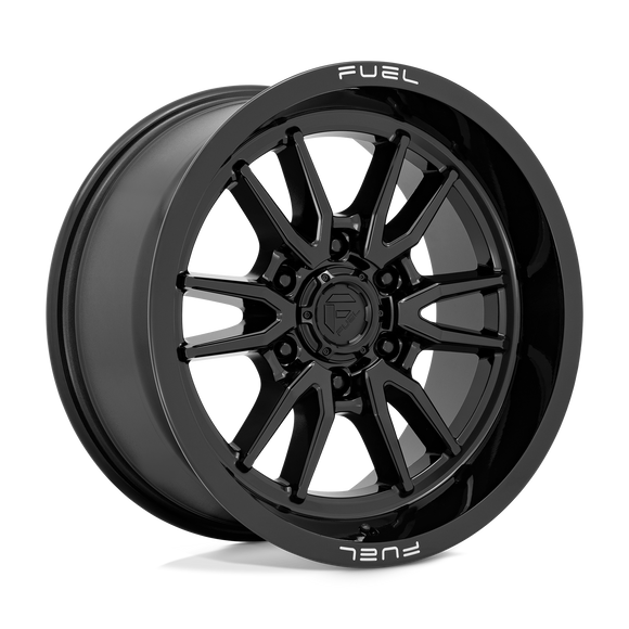 18x9 Fuel Off-Road D760 Clash Gloss Black 6x139.7 ET1 CB106.1 Wheel Rim