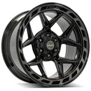 4Play Gen3 4P55 20x10 Black Brushed Face Tinted Wheel 6x135 ET-18 CB106.1