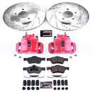 PowerStop Z23 Daily Driver Carbon-Fiber Ceramic Pads Drilled & Slotted Rotor & C