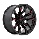 20x10 Fuel Off-Road D823 Flame Gloss Black Milled Candy Red 5x139.7 ET-18 Wheel