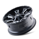 22x12 Cali Off-Road Anarchy Black-Satin Wheel/Rim 8x180 9103-22278M