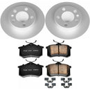 PowerStop Genuine Geomet Coated Rotor and Carbon-Fiber Ceramic Brake Pad Kit