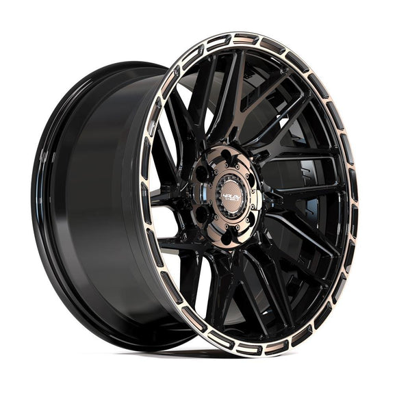 4Play Sport2.0 4PS28 22x10 Black Brushed Face Wheel 6x139.7 ET24 CB106.1