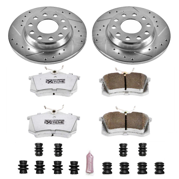 PowerStop Z26 Street Performance Ceramic Brake Pad and Drilled & Slotted Rotor K
