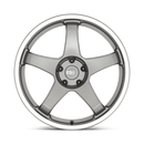 18X9.5 Motegi MR151 CS5 Gunmetal With Machined Lip 5X114.3 ET40 wheel/rim