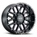 20x9 G-FX TM-5 Gloss Black Milled 5x139.7/150 ET18 wheel/rim-1