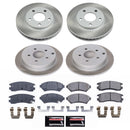 PowerStop Semi-Coated Rotor and Low-Dust Ceramic Brake Pad Kit