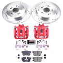 PowerStop Z23 Daily Driver Carbon-Fiber Ceramic Pads Drilled & Slotted Rotor & C