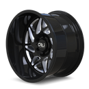 20x12 Cali Off-Road 9112 Gemini Gloss Black Milled 6x135 ET-51 Wheel Rim