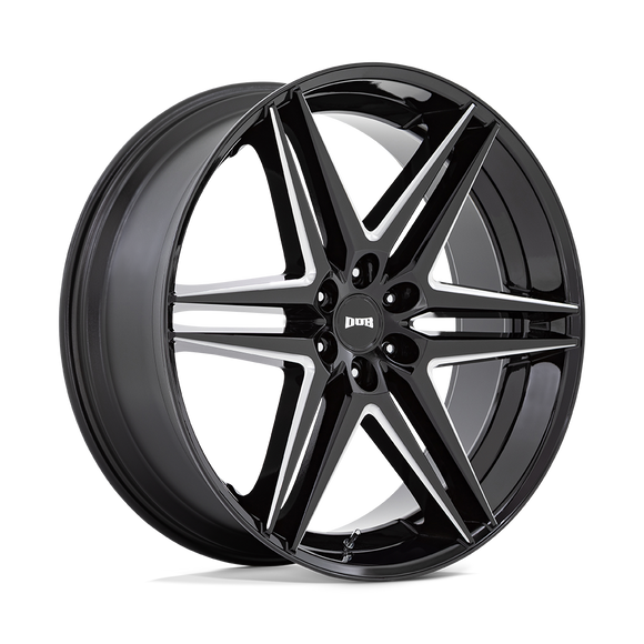 26X10 DUB 1PC S267 Dirty Dog Black 6X139.7 6X5.5 ET25 Wheel Rim