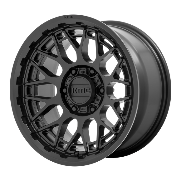 18X9 KMC KM722 TECHNIC Satin Black 5X127 ET18 wheel/rim