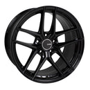 18X8 Enkei TY5 Wheel/Rim Gloss Black 5x114.3 ET40 18-8 5-114.3 Each