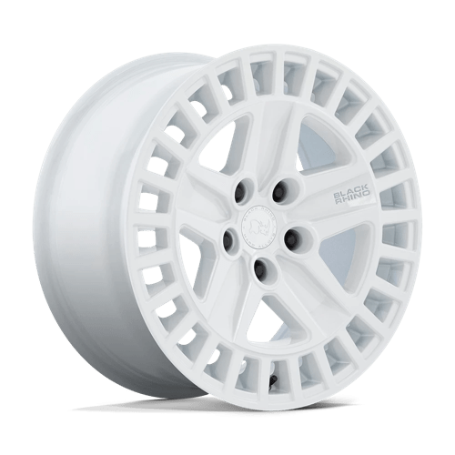 18X8.5 Black Rhino Alston Gloss White 5X114.3 5X4.5 ET25 Wheel Rim