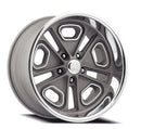 18x9.5 Resto Del Ray Gun Metal Diamond Cut Lip 5x127 ET1 CB78.10 Wheel