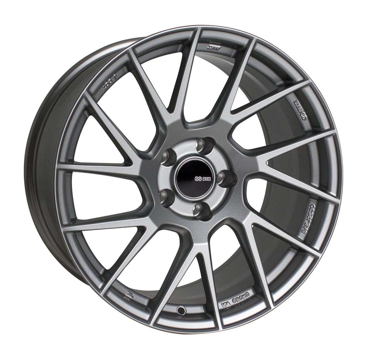 18X8.5 Enkei TM7 Storm Gray Wheel/Rim 5x114.3 ET45 18-8.5 5-114.3 Each