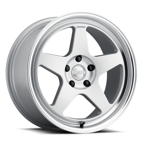 17x8 Kansei K12H KNP Hyper Silver 5x100 ET35 CB73.1 Wheel