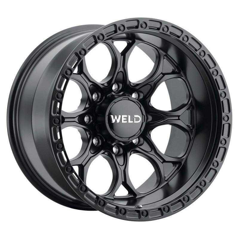 20x9 WELD Off-Road Ledge Eight Black / Black Ring 8x170 ET0 Wheel Rim