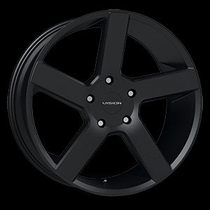 22x9.5 Vision 472V Switchback Satin Black 6x120 ET30 Wheel Rim