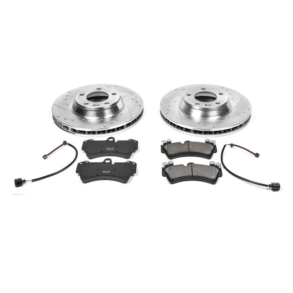 PowerStop Z23 Daily Driver Carbon-Fiber Ceramic Brake Pad and Drilled & Slotted