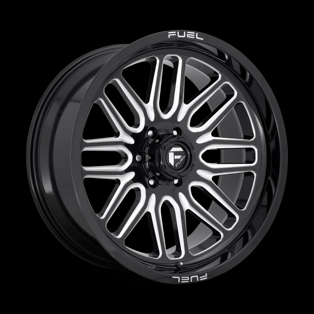 20X10 Fuel D662 Ignite Gloss Black Milled 8X180 ET-18 wheel/rim