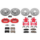 PowerStop Z23 Daily Driver Carbon-Fiber Ceramic Pads Drilled & Slotted Rotor & C