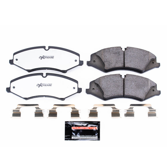PowerStop Z36 Truck And Tow Carbon-Fiber Ceramic Brake Pads With Hardware