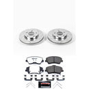 PowerStop Z36 Carbon-Fiber Ceramic Brake Pad with Drilled and Slotted Rotor Kit
