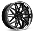 20x9.5 XXR 586 Black Chrome Lip Wheel 5x120 ET35 CB73.1