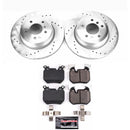 PowerStop Z23 Daily Driver Carbon-Fiber Ceramic Brake Pad and Drilled & Slotted