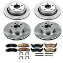 PowerStop OE Stock Replacement Low-Dust Ceramic Brake Pad and Rotor Kit