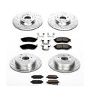 PowerStop Z23 Daily Driver Carbon-Fiber Ceramic Brake Pad and Drilled & Slotted