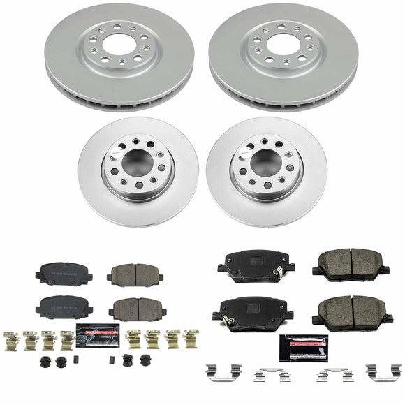 PowerStop Z23 Daily Driver Premium Carbon-Fiber Ceramic Brake Pad and Fully Coat