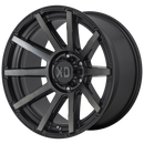 18X9 XD XD847 OUTBREAK Satin Black With Gray Tint 5X139.7 ET0 wheel/rim