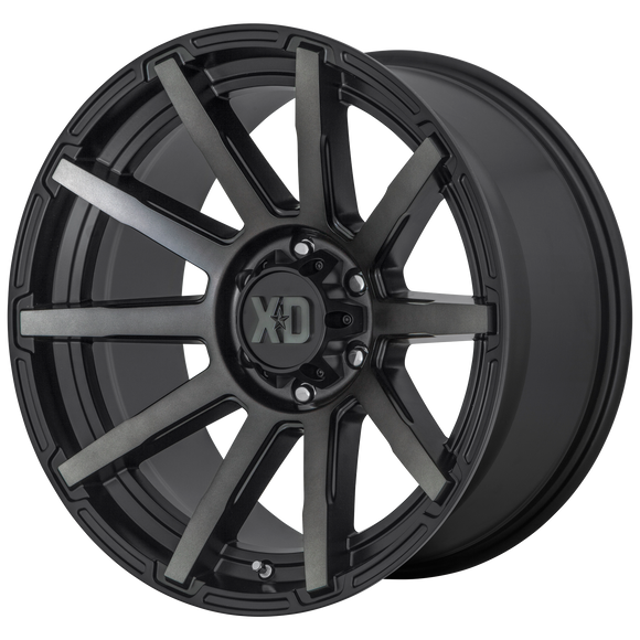 18X9 XD XD847 OUTBREAK Satin Black With Gray Tint 5X139.7 ET0 wheel/rim