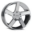 22x9.5 Vision 472 Switchback Chrome Wheel 6x139.7 ET30 CB74.1