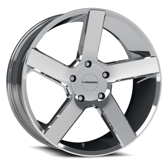 22x9.5 Vision 472 Switchback Chrome Wheel 6x139.7 ET30 CB74.1