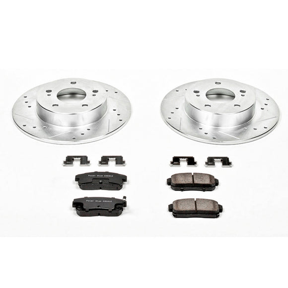 PowerStop Z23 Daily Driver Carbon-Fiber Ceramic Brake Pad and Drilled & Slotted