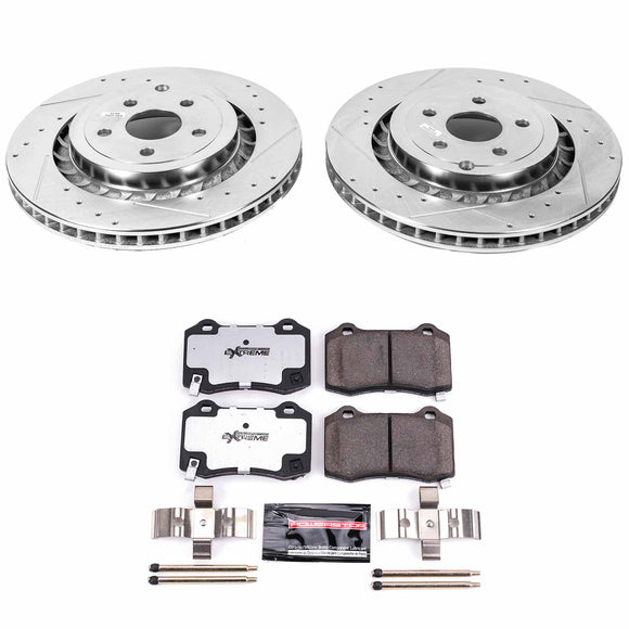 PowerStop Z26 Street Performance Ceramic Brake Pad and Drilled & Slotted Rotor K