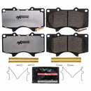 PowerStop Z36 Truck And Tow Carbon-Fiber Ceramic Brake Pads With Hardware
