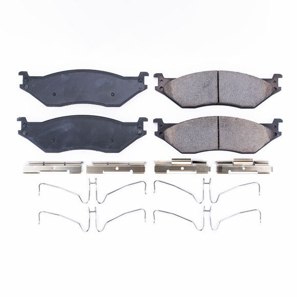 PowerStop Z17 Evolution Ceramic Brake Pads With Hardware