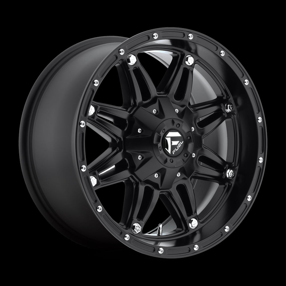 20X9 Fuel D531 HOSTAGE Matte Black 5X127/5X135 ET-12 wheel/rim - 0