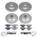 PowerStop Genuine Geomet Coated Rotor and Carbon-Fiber Ceramic Brake Pad Kit
