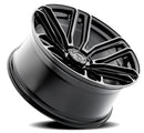 22x10 Arena Wheel Supreme Glossy Black Brushed Ddt Face Clear 6x139.7 ET-18 CB10