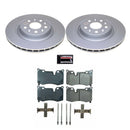 PowerStop Genuine Geomet Coated Rotor and Low-Dust Ceramic Brake Pad Kit